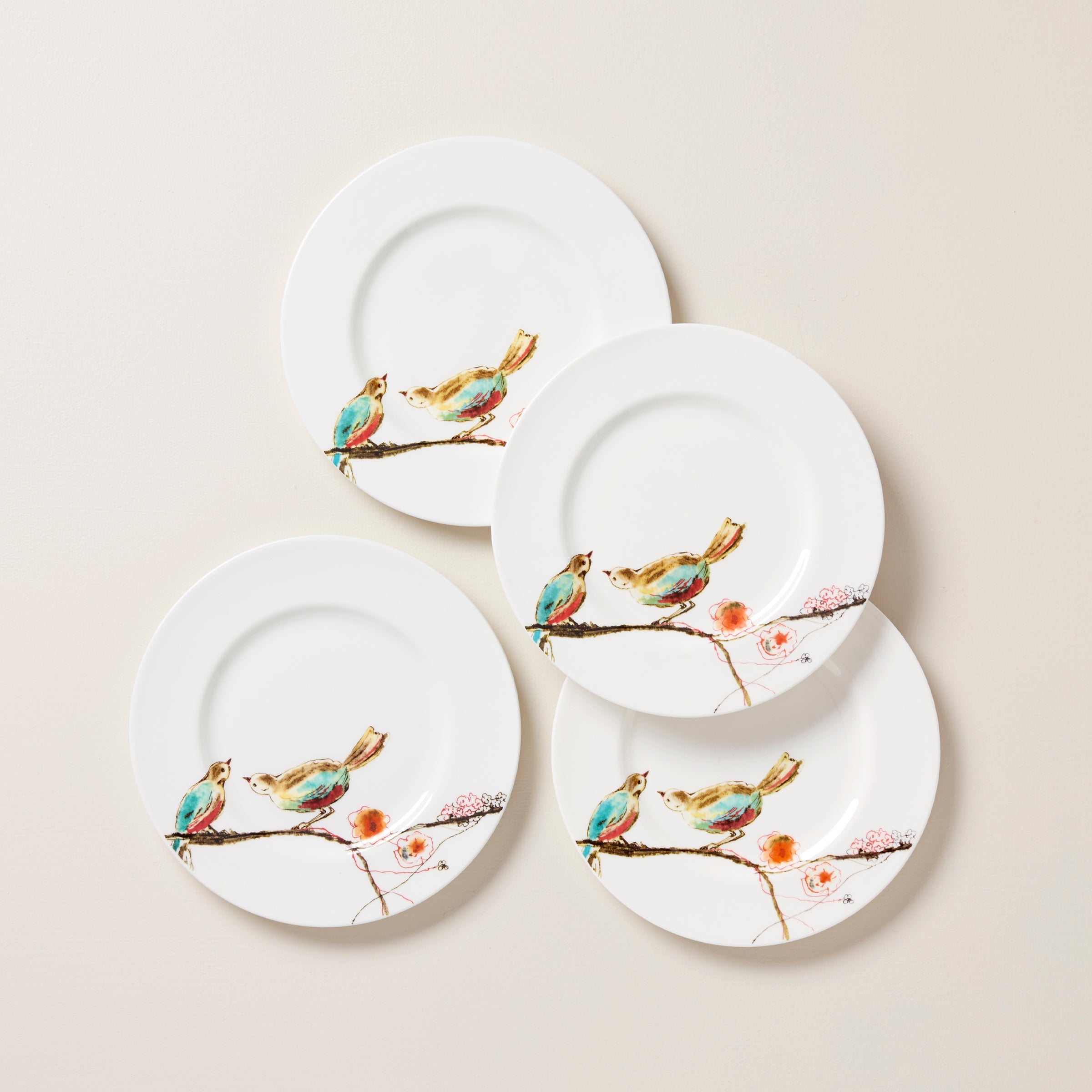 Chirp Salad Plates - Set of 4