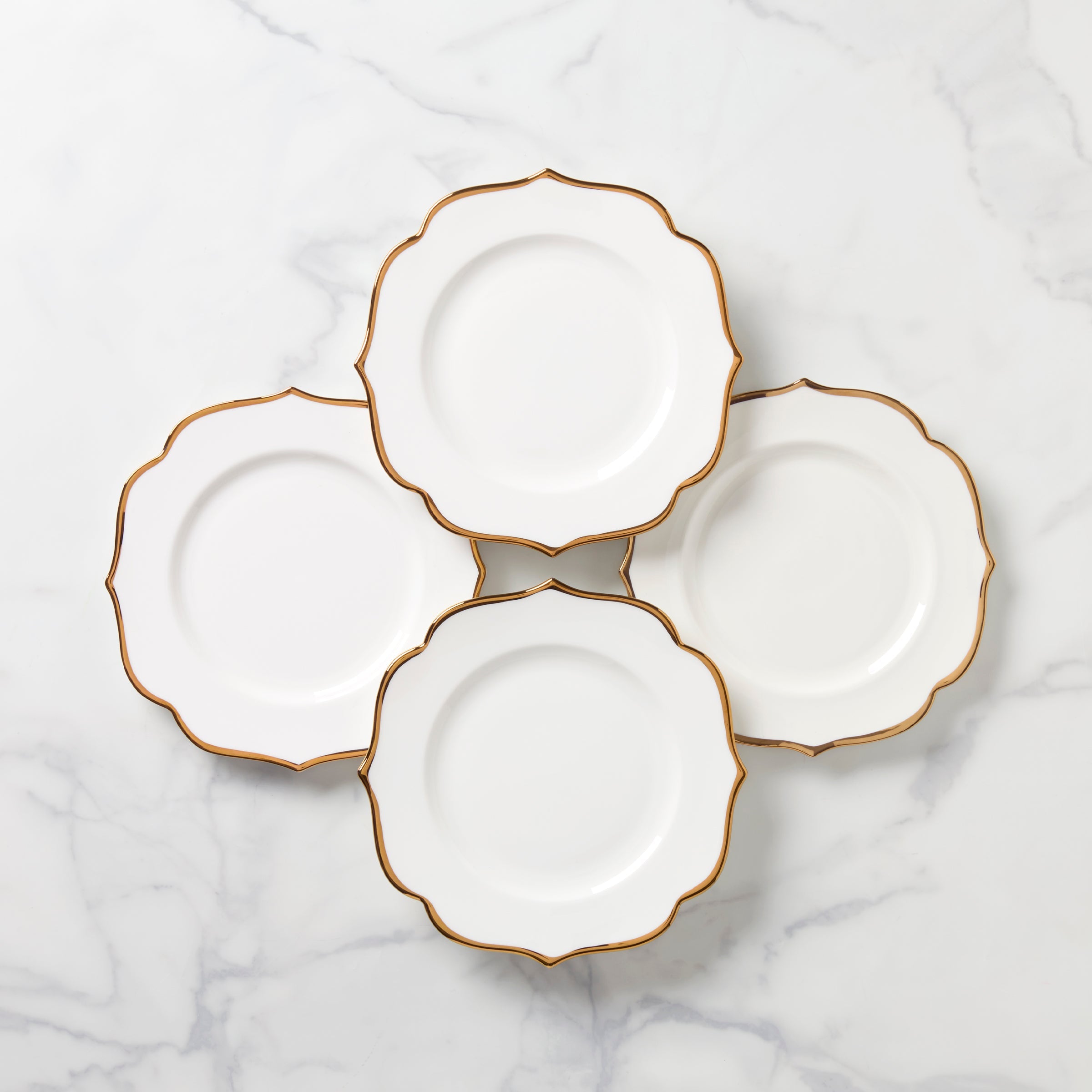 Contempo Luxe Accent Plates - Set of 4