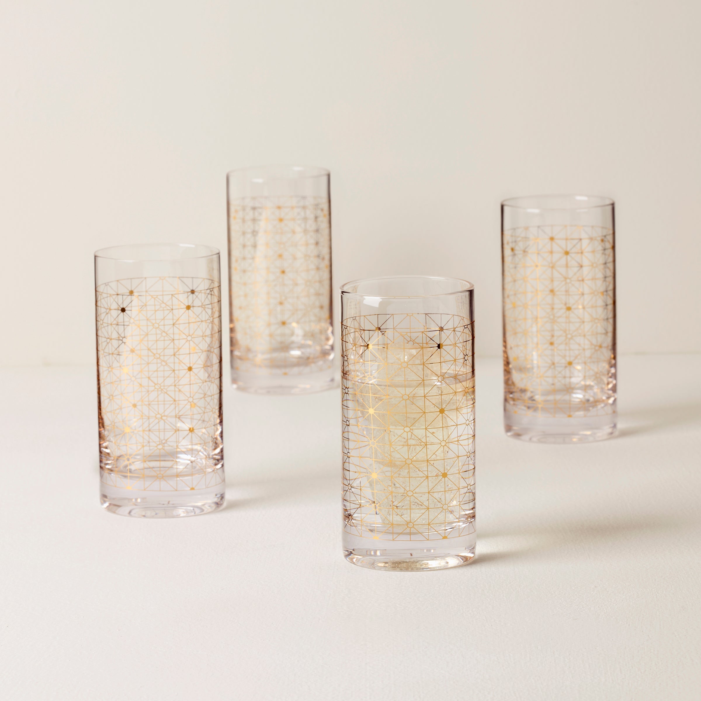 Tuscany Classics Gold Dust Highball Glasses - Set Of 4 - Image 2