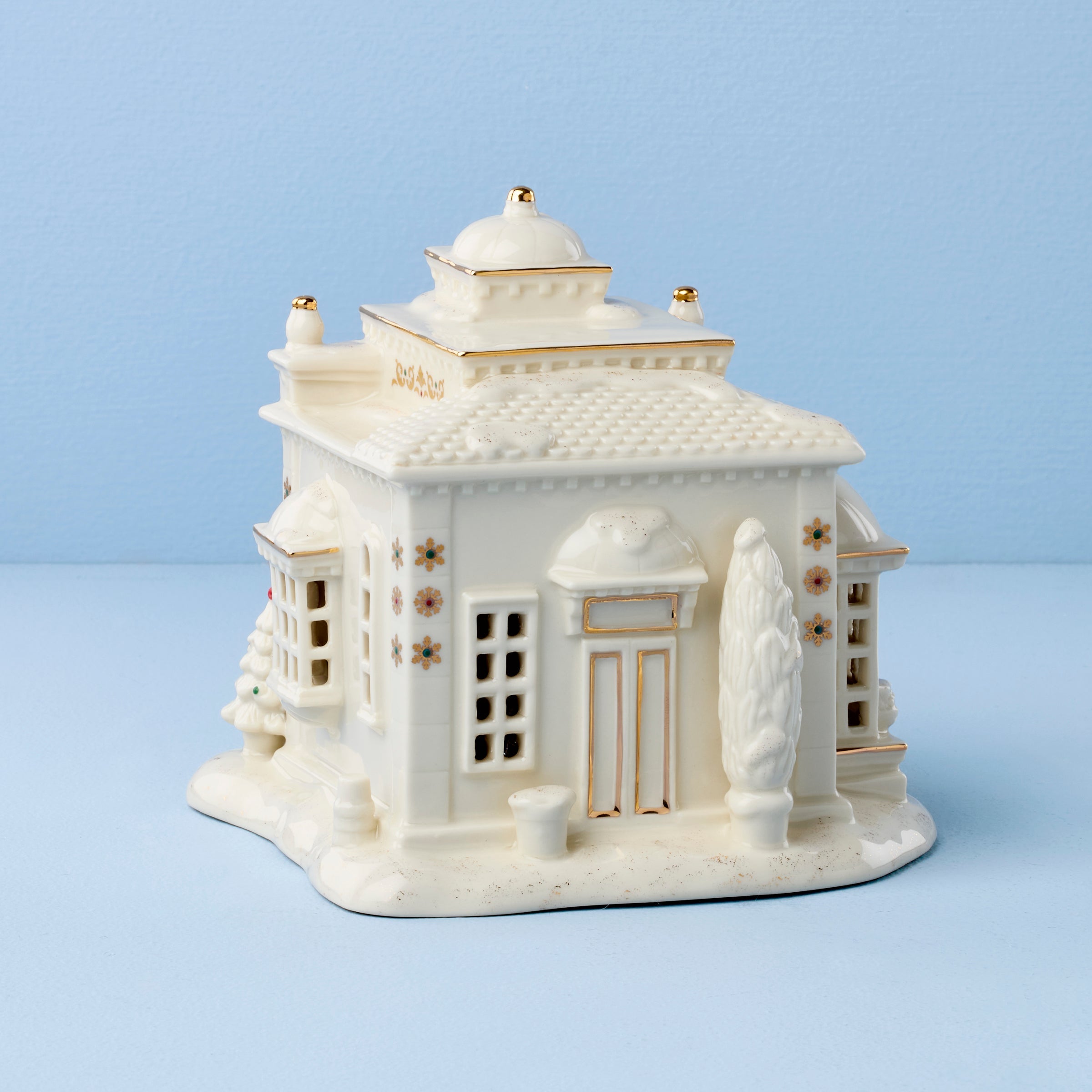 Mistletoe Park Lit Flower Shop Figurine - Image 3