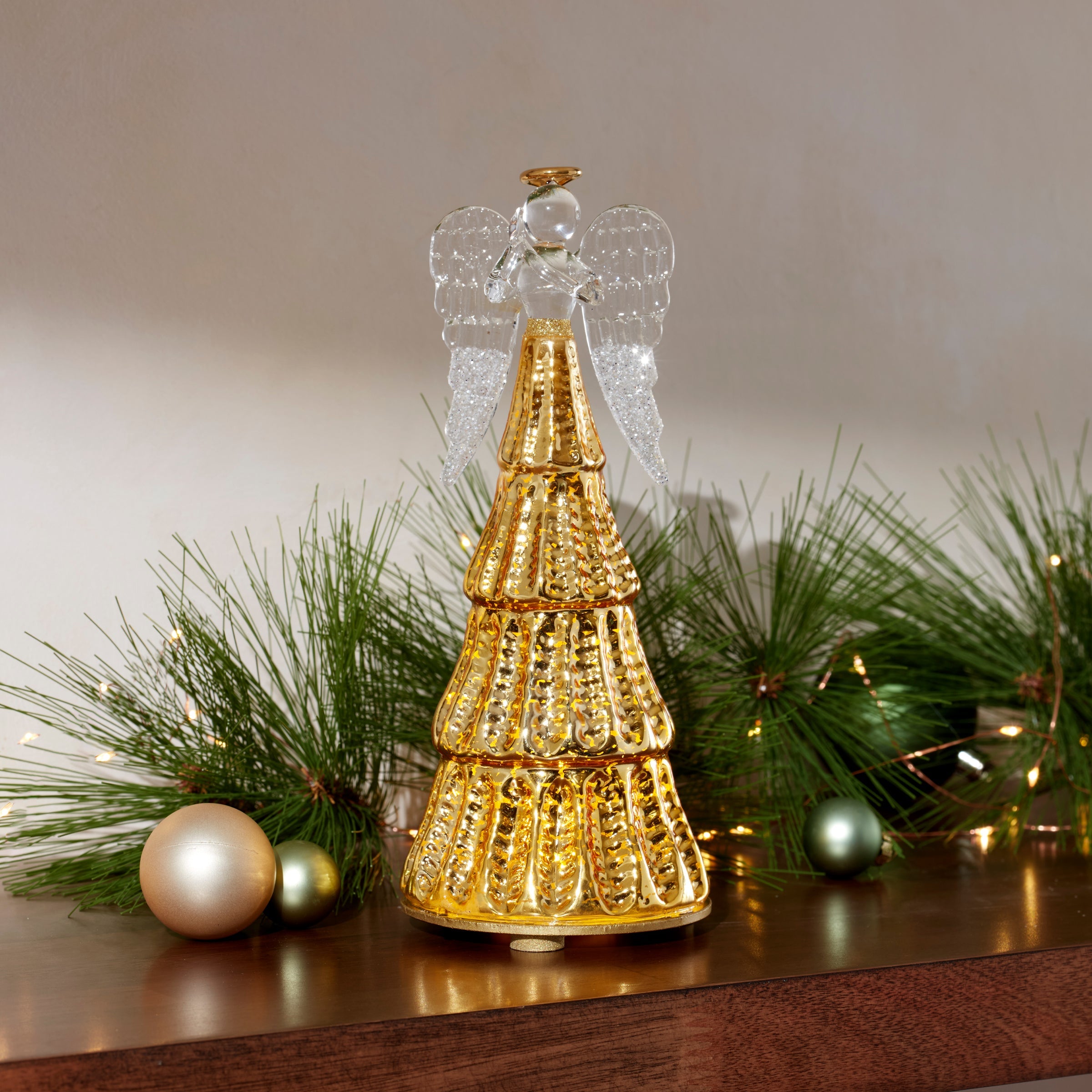 Radiant Light Lit Angel Figurine - Image 5