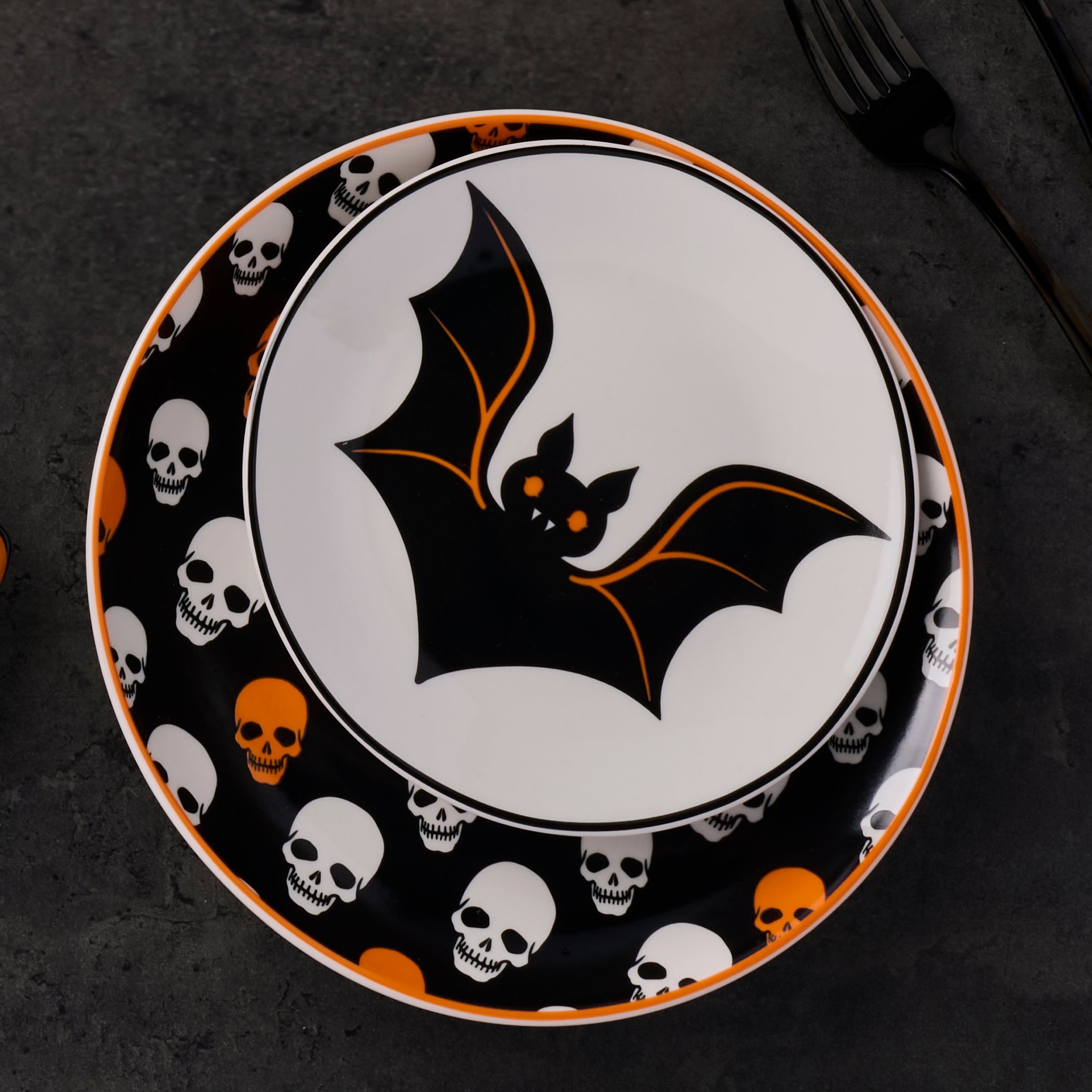 Vintro Halloween Tidbit Plates. Set of 4 - Image 2