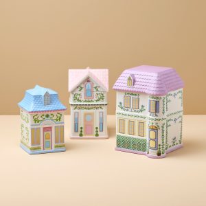 Lenox Village House Canisters - Set Of 3