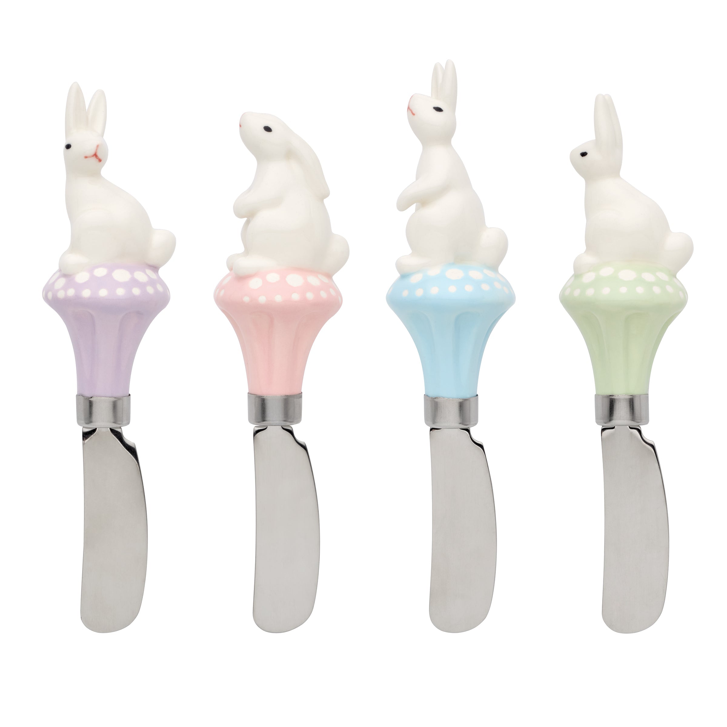 Bunny Hop Cheese Spreader - Set of 4