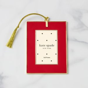 Be Jolly Mini Frame Ornament - Red