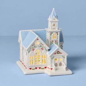 Lenox Village Christmas Lit Church Figurine