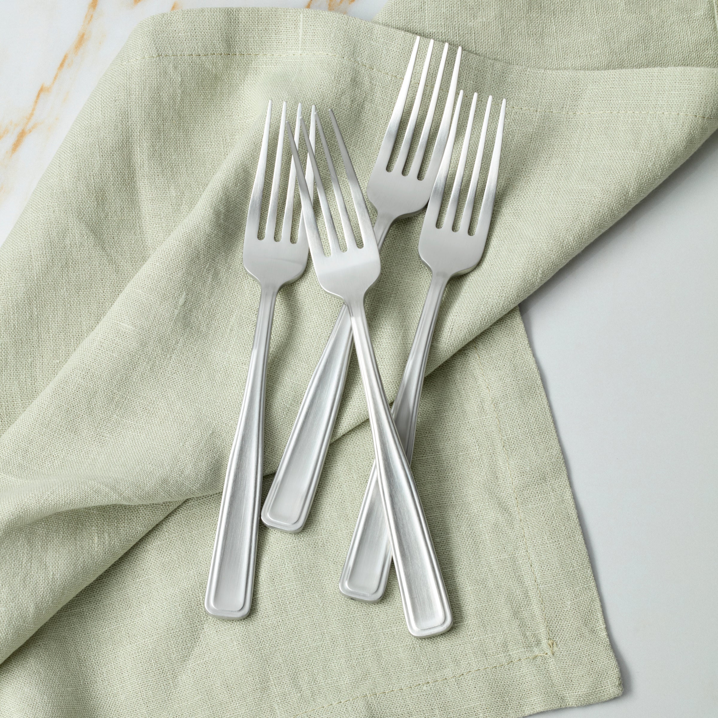 Reid Satin Dinner Fork - Set of 4 - Image 2