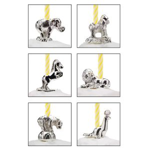 Let's Celebrate 6-Piece Circus Candle Set