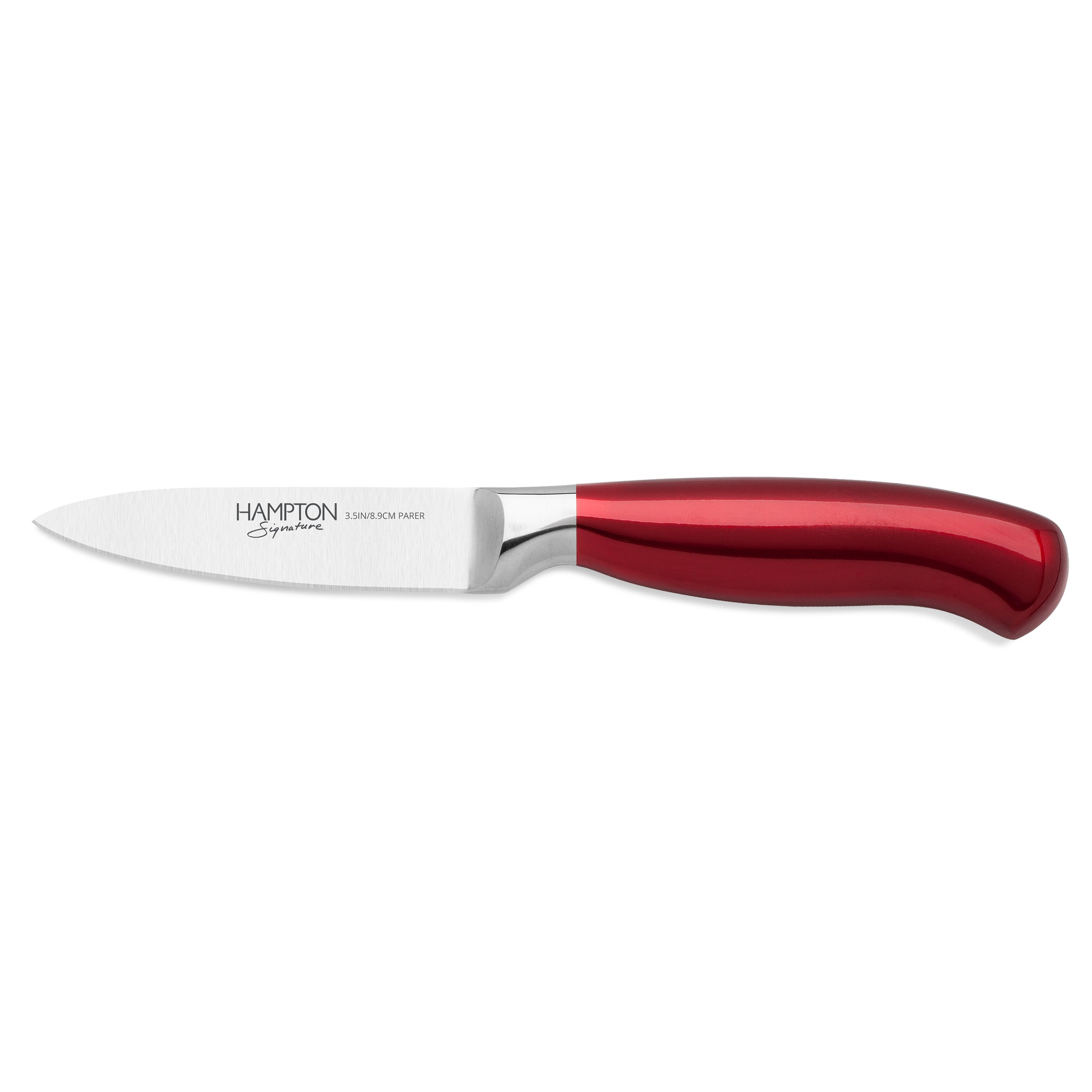 Argentum Red 3.5 Paring Knife with Clear Blade Guard