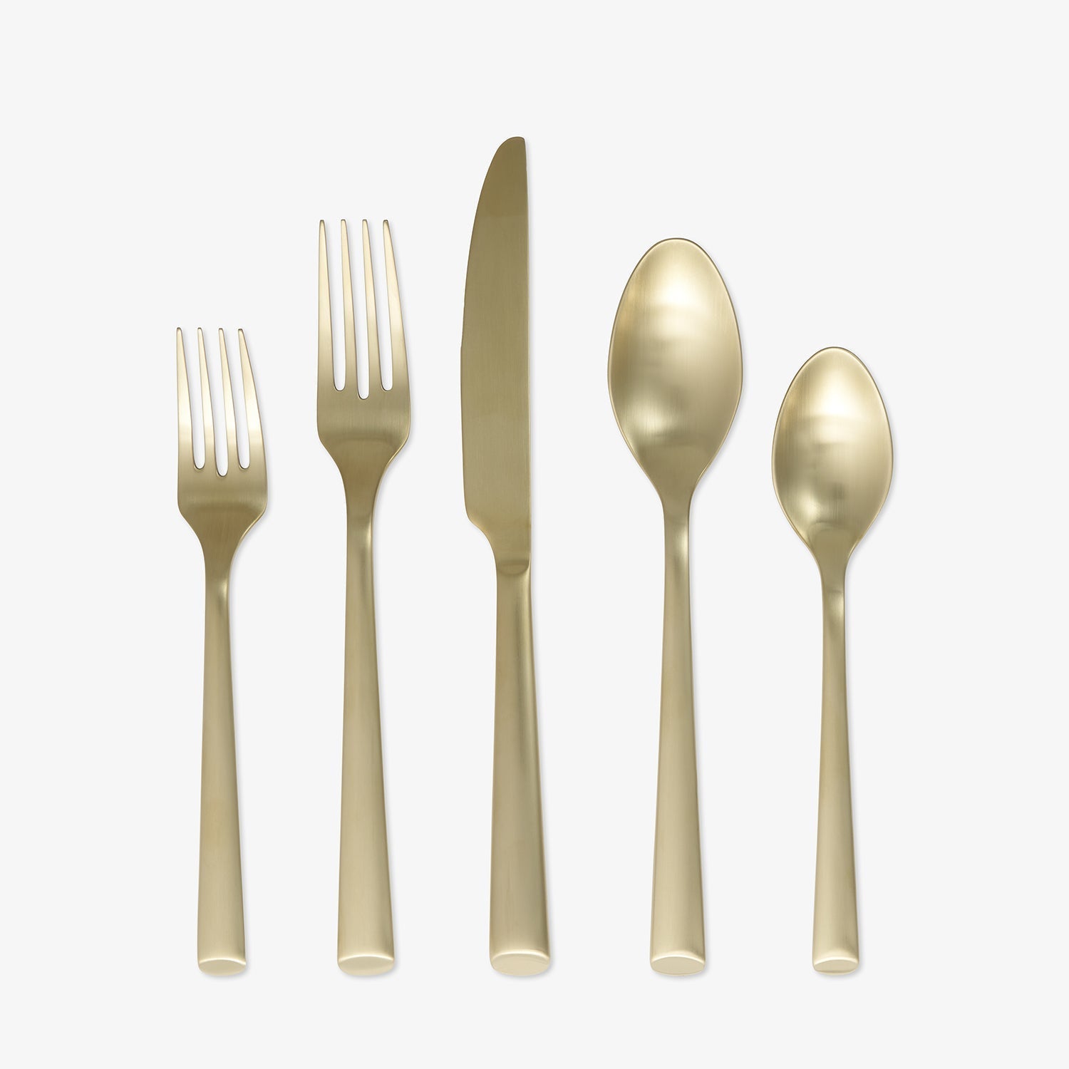 Gilda Champagne Satin 20 Piece Flatware Set - Image 4