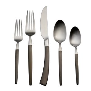 Adjacent Midnight 20 Piece Flatware Set