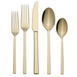 Allay Champagne 20 Piece Flatware Set