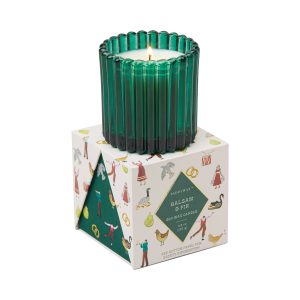 Balsam & Fir 4.5-oz Soy Wax Holiday Candle. Gift Boxed