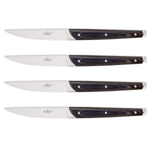 Clevedon Pakkawood Steak Knives Set of 4