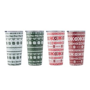 Fair Isle Highballs - Set Of 4