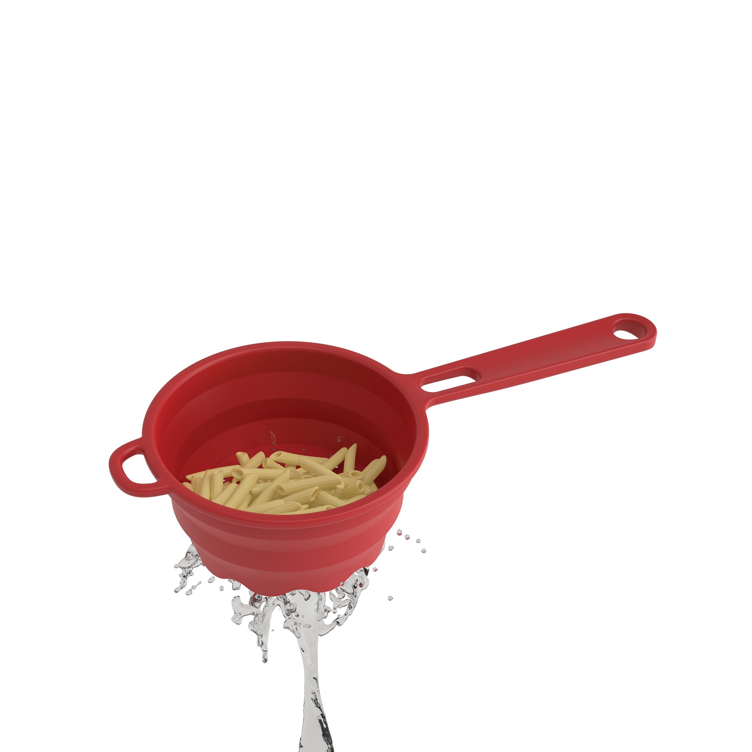 Robert Irvine 2-Piece Silicone Colander Set Orange - Image 4