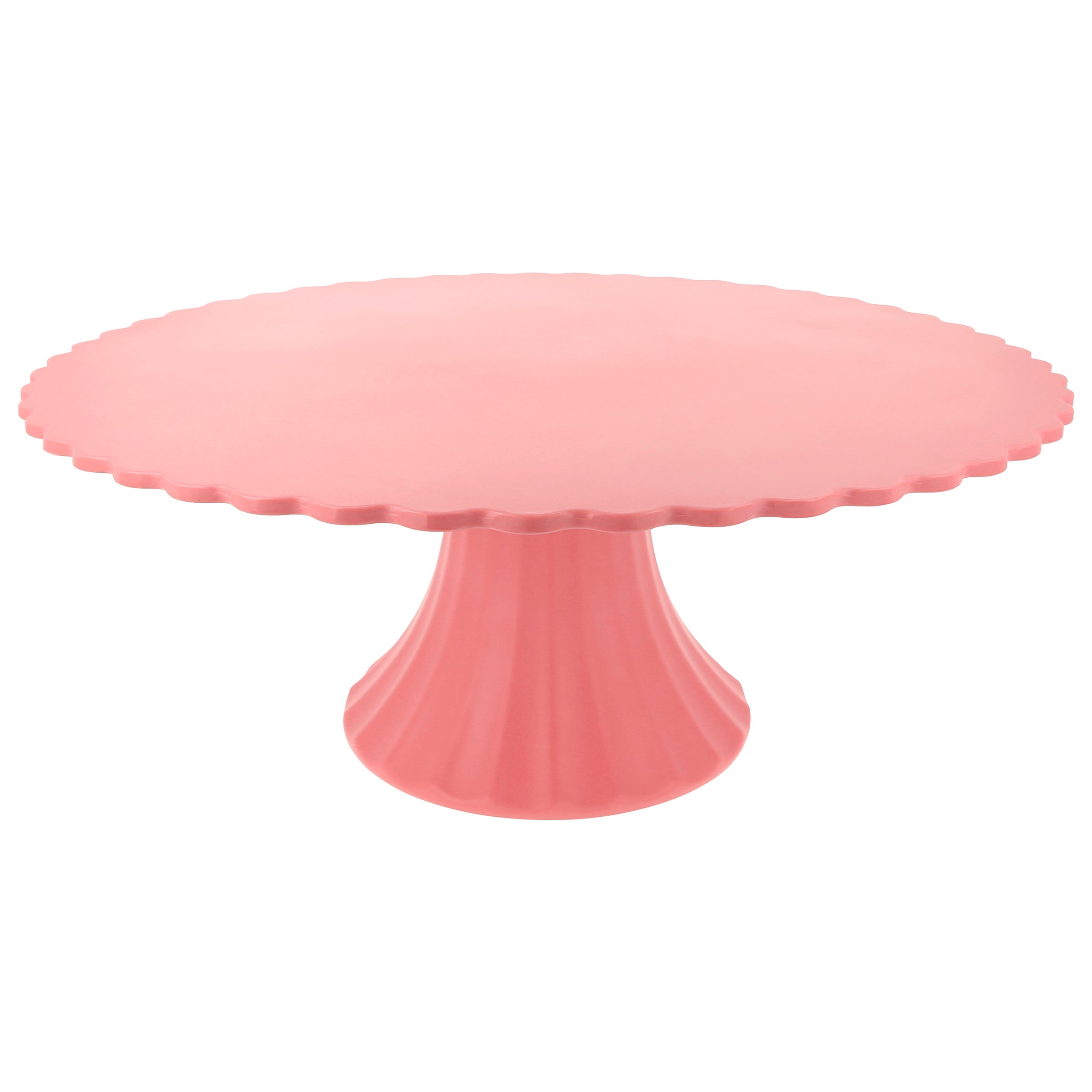 Large Reusable Bamboo Cake Stand. Pink