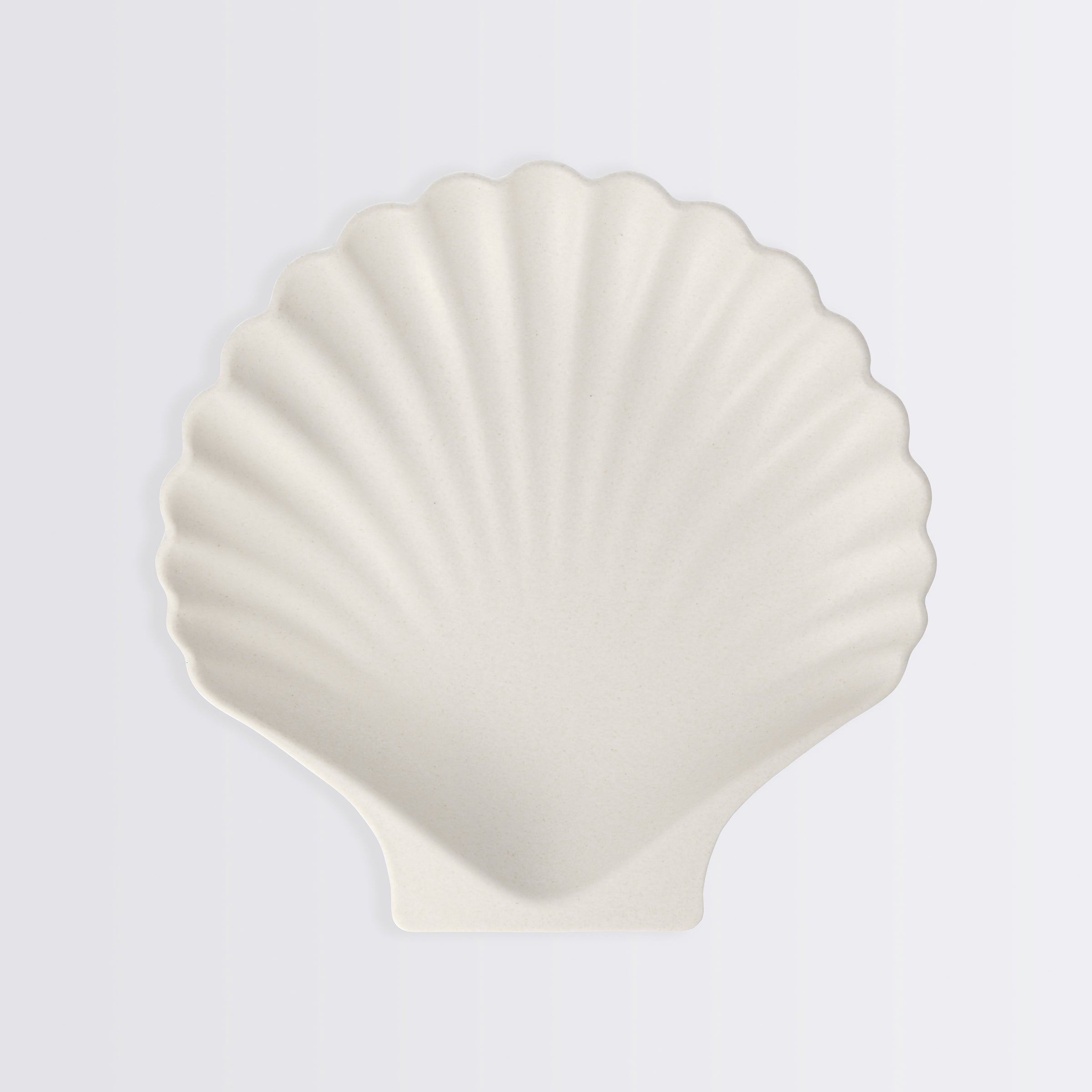 Natural Reusable Bamboo Shell Plates. Set of 6