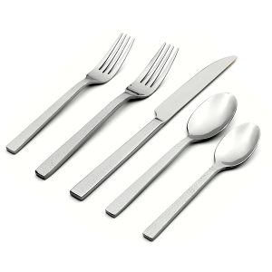 Chefs Table Hammered 20 Piece Flatware Set