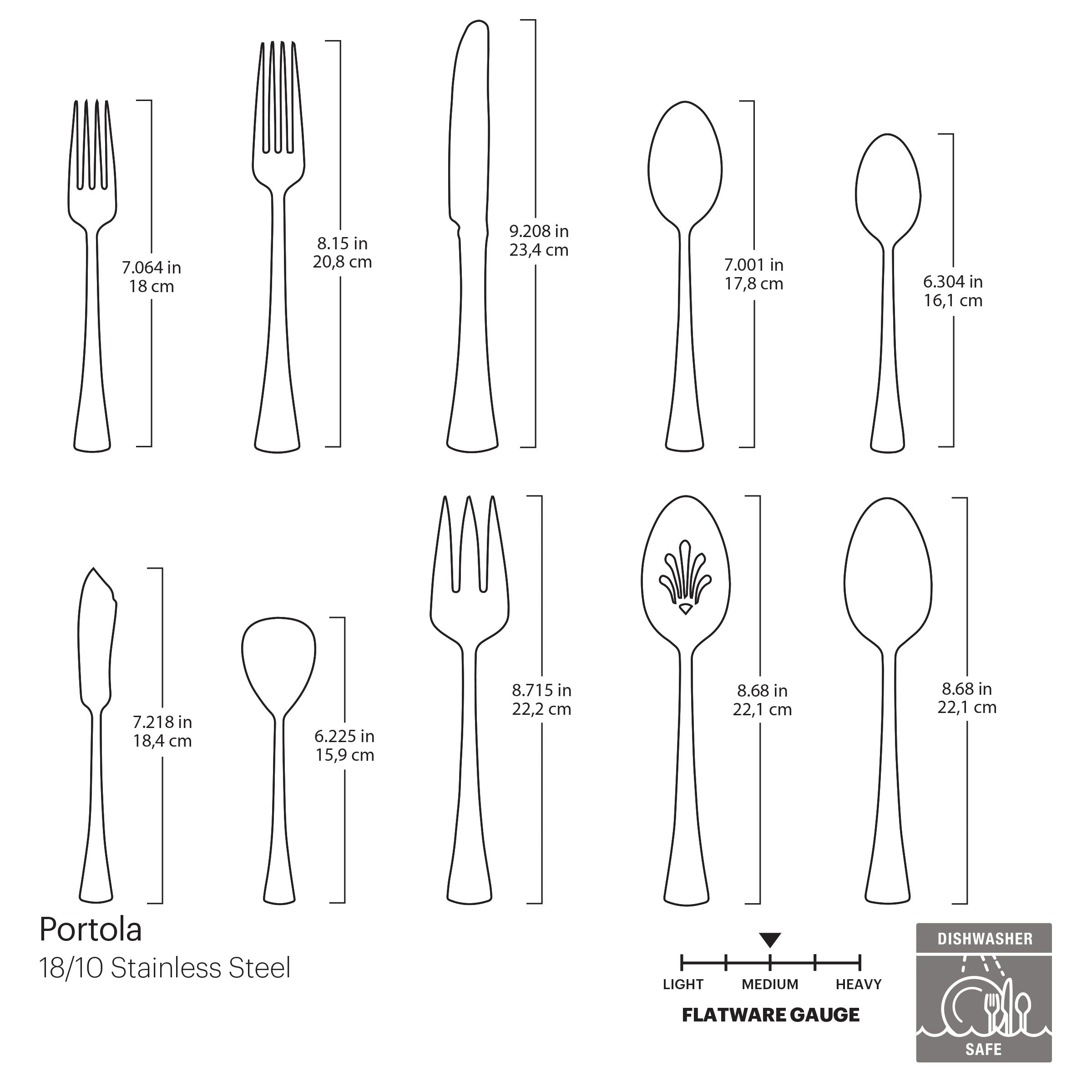 Portola 65 Piece Flatware Set - Image 6