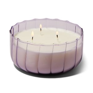Ripple 12-oz Soy Wax Candle. Salted Iris