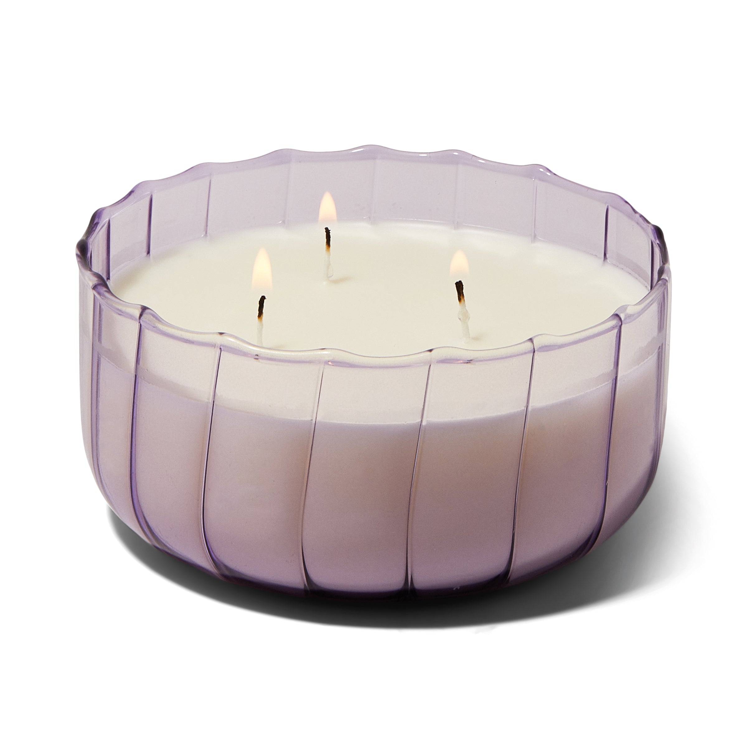 Ripple 12-oz Soy Wax Candle. Salted Iris