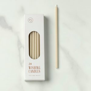 Wishing Candles Set Of 24 - Parchment