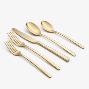 Beacon Gold Mirror 20 Piece Flatware Set