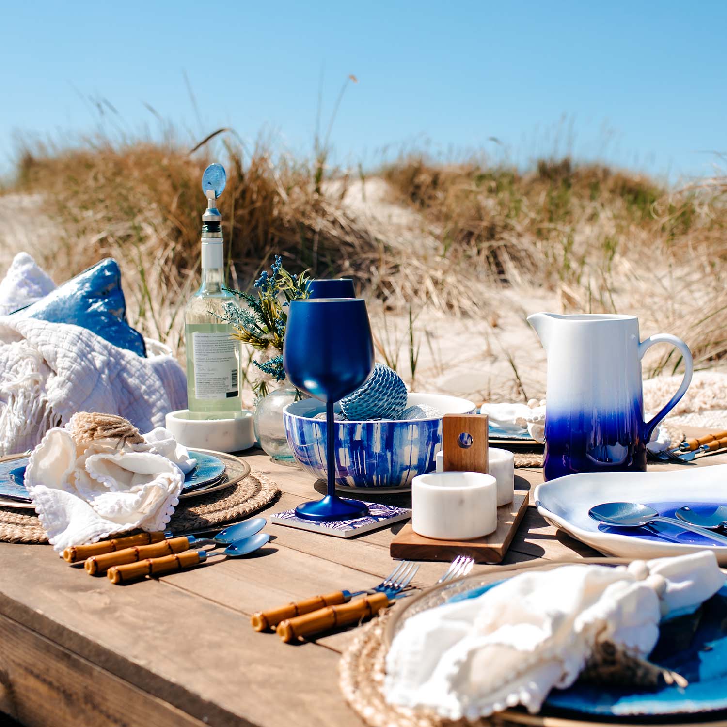 Bamboo Handle 20-Piece Flatware Set - Image 5