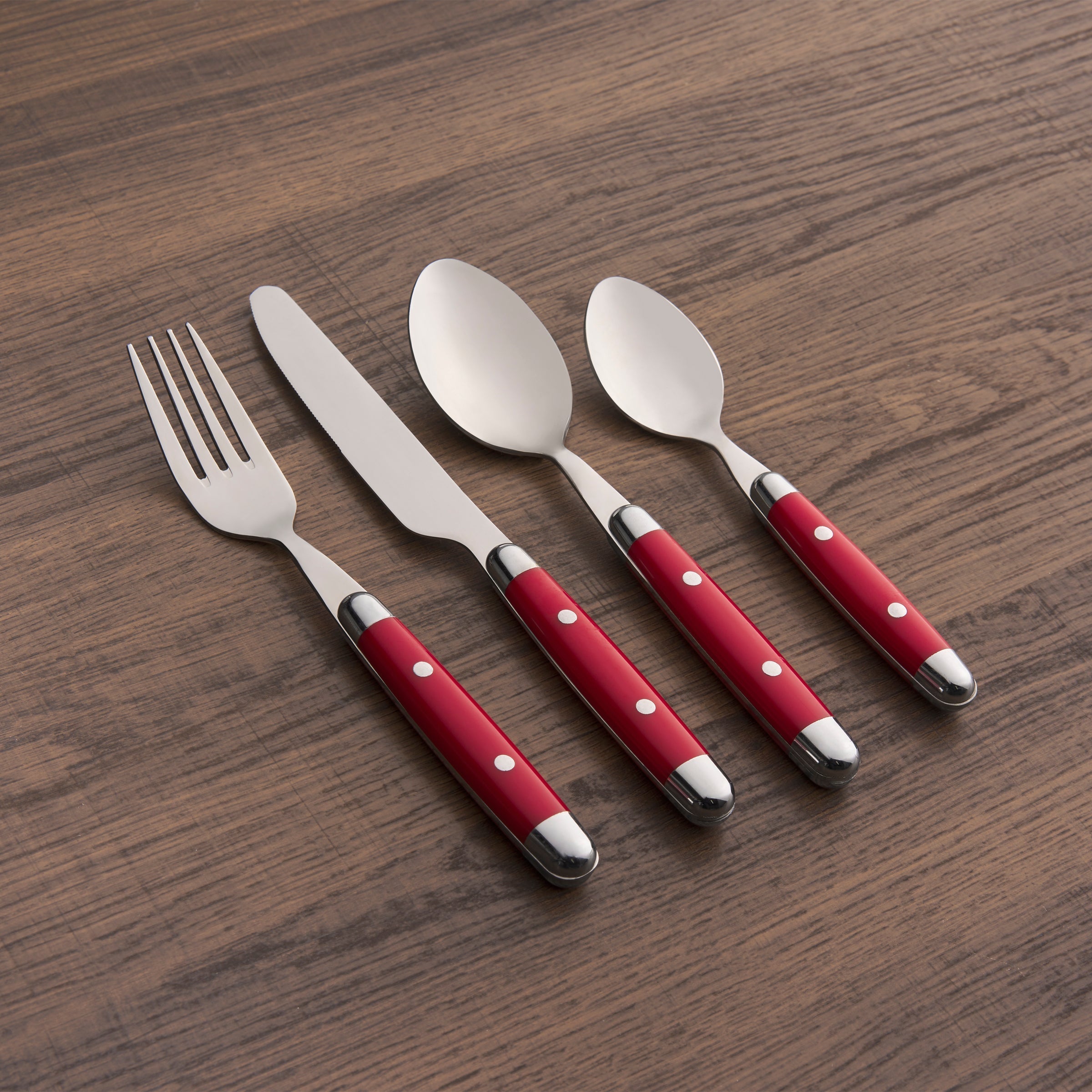 Jubilee Red 16 Piece Flatware Set - Image 3