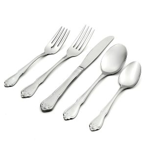 True Rose 45 Piece Flatware Set